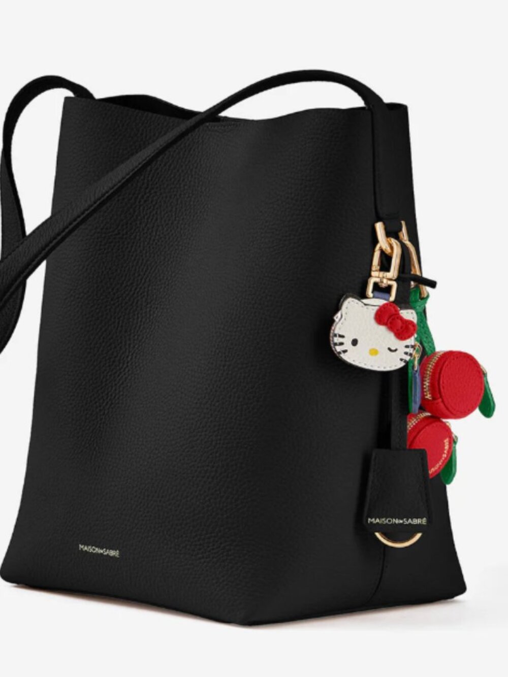 Maison de Sabre The Bucket Soft Tote Black - Picture 3 of 10